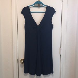 Navy Cap Sleeve Express Dress